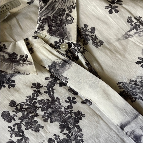 ✨NEW✨ All Saints Skye Floral Long Sleeve
Linen & Silk Midi Dress - Picture 6 of 10